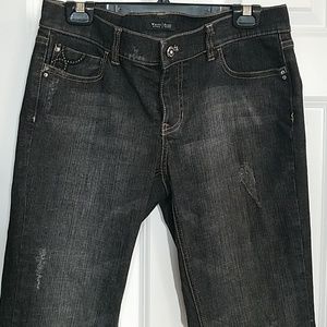 White House Black Market black denim jeans